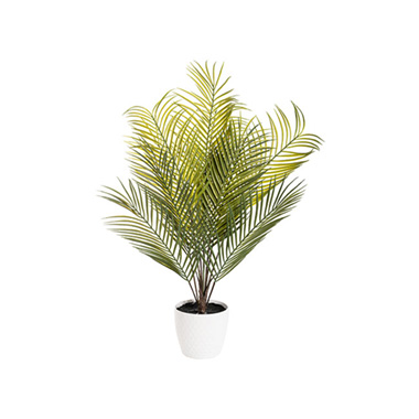 Outdoor Artificial Plants - UV Treated Potted Palm Tree Green (81cmH)