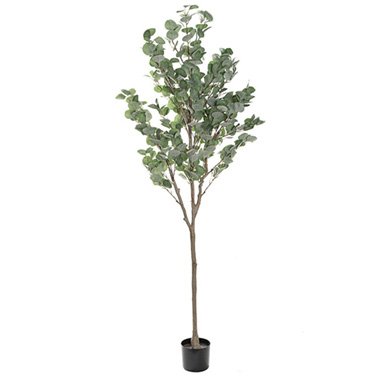 UV Proof Greenery - UV Treated Artificial Eucalyptus Tree Green (180cmH)