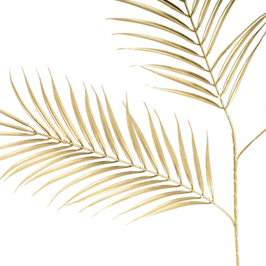 Palm Leaf Spray Metallic Gold (95cmH)