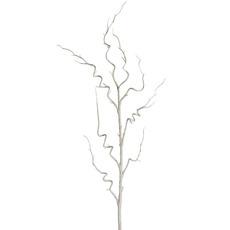 Artificial Branches - Artificial Curly Twig Branch White (112cmH)