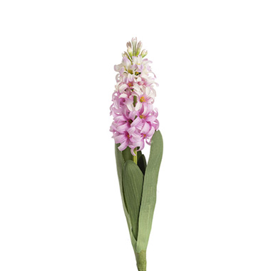  - Hyacinth Flower Spray Soft Pink (44cmH)