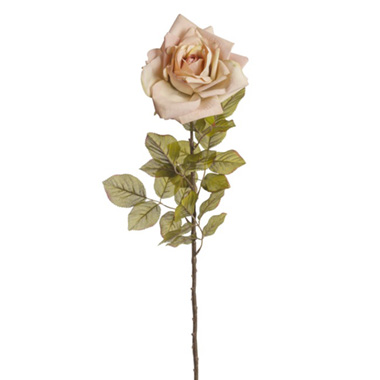 Artificial Roses - Ecuador Premium Rose Blush Pink (85cmH)