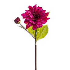 Other Artificial Flowers - Dahlia Stem Fuchsia (86cmH)