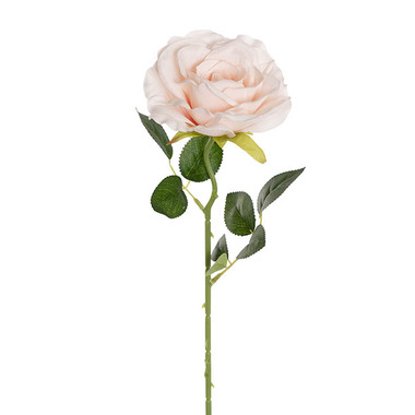 Gift AF - Artificial Roses - Sophie Open Rose Stem Pale Pink (11.5cmDx51cmH)