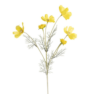 Artificial Cosmos - Cosmos Spray Yellow (62cmH)