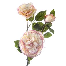 Christina Peony Rose Spray Cream Pink (89cmH)