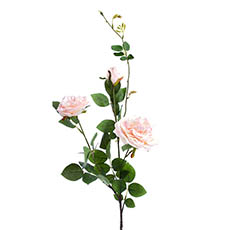 Artificial Roses - Christina Peony Rose Spray Light Pink (89cmH)