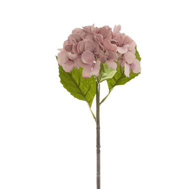  - Claire Hydrangea Short Stem Dusty Rose (52cmH)