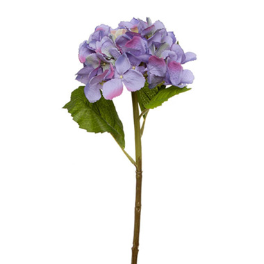Artificial Hydrangeas - Claire Hydrangea Short Stem Lavender (52cmH)