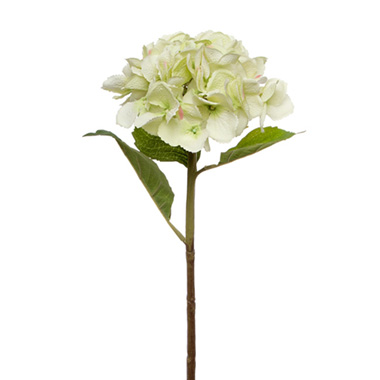 Artificial Hydrangeas - Claire Hydrangea Short Stem Green (52cmH)