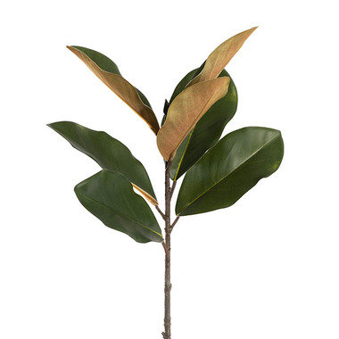Artificial Leaves - Real Touch Magnolia Leaf Spray Green (60cmH)