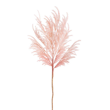 Artificial Dried Leaves - Reed Spray Soft Pink (81cmH)