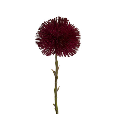 Other Artificial Flowers - Onion Ball Stem Dark Red (15cmDx47cmH)