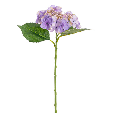 Artificial Hydrangeas - Budding Hydrangea Soft Lavender (45cmH)