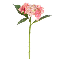 Artificial Hydrangeas - Budding Hydrangea Soft Pink (45cmH)