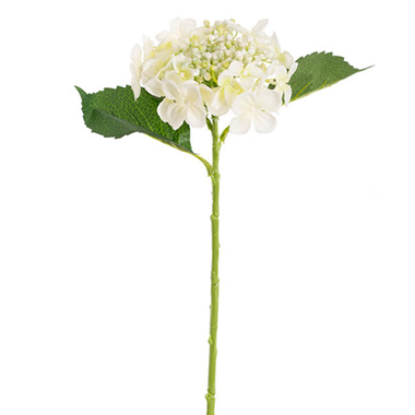 Artificial Hydrangeas - Budding Hydrangea White (45cmH)
