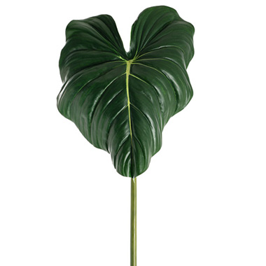 Real Touch Greenery - Philodendron Mamei Real Touch Leaf Stem Green (90cmH)