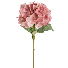 Artificial Hydrangeas - Royal Hydrangea Stem Dusty Pink (78cmH)
