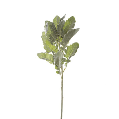 Artificial Leaves - Dusty Miller Spray Frosted Grey (46cmH)