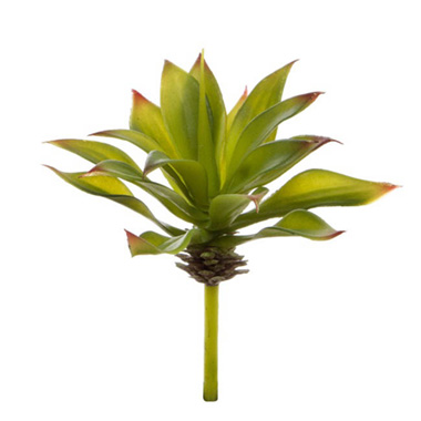  - Artificial Succulent Mini Agave Green (14cmDx18cmH)