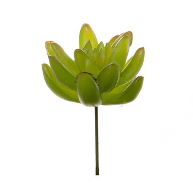 Artificial Succulents - Artificial Succulent Mini Florette Green (7cmDx10cmH)