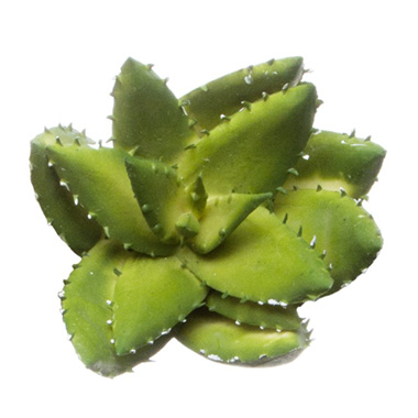 Artificial Succulent Mini Aloe Green  (9cmDx10cmH)