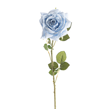 Large Colombian Rose Stem Soft Blue (20cmDx86cmH)