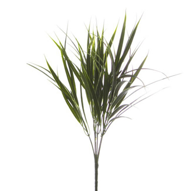 Artificial Leaves - Spear Grass Bunch Green (38cm)