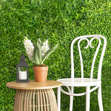 Artificial Boxwood Leaf Wall UV Treated Green (50x50cm)