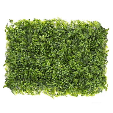 Artificial Greenery Walls - Greenery Wall UV Treated Persian Fern Mix Green (40x60cm)