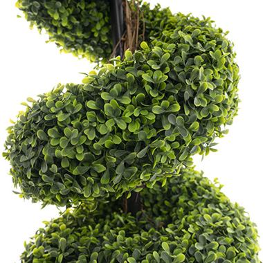 UV Treated Boxwood Spiral Topiary Tree Green (120cmH)