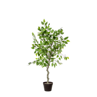 Artificial Ficus Tree Potted Green (120cmH)