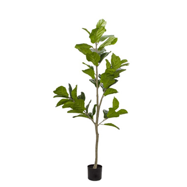 Artificial Trees - Artificial Fiddle Leaf Tree Potted Green (150cm)