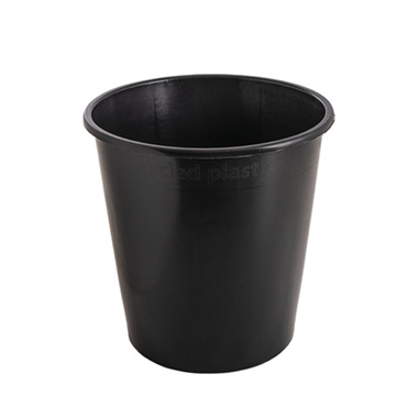 Plastic Flower Buckets - Dutch Flower Bucket Round 13L Black (29Dx35.5cmH) Promo