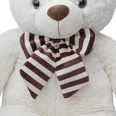 Liam Giant Teddy Bear Off White (105cmHT)