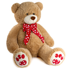 Valentines Teddy Bears - Elijah Bear Brown (100cmHT)