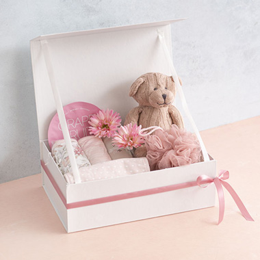 Zoe Cable Knit Teddy Bear Baby Pink (22cmST)