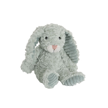 Bunny Soft Toys - Bunny Nibbles Plush Soft Toy Soft Teal (22cmST)