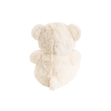 Billy Bear With Heart White (25cmST)