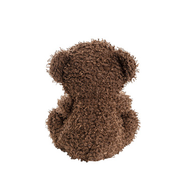 Mr Cuddles Bear With Red Bow Brown (26cmST)