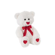 Valentines Teddy Bears - Frederick Bear White (30cmST)