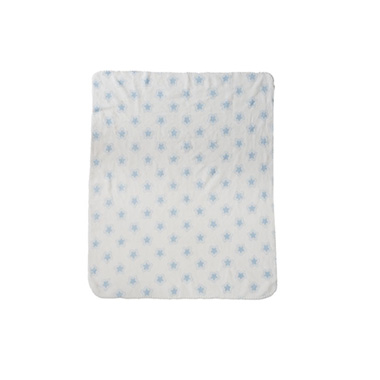 Baby Boy Gift Set Accessories & Star Blanket Blue (35x25x6cm