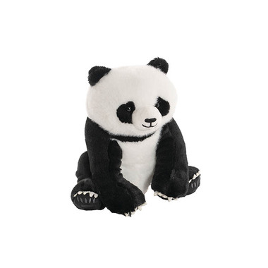 Jungle Animal Soft Toys - Panda Pow Plush Soft Toy Black & White (20cmST)