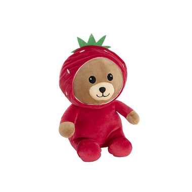 Small Teddy Bears - Strawberry Teddybear Plush Soft Toy Hot Pink (25cmST)