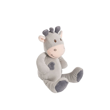 Jungle Animal Soft Toys - Colby Giraffe Cool Grey (23cmST)