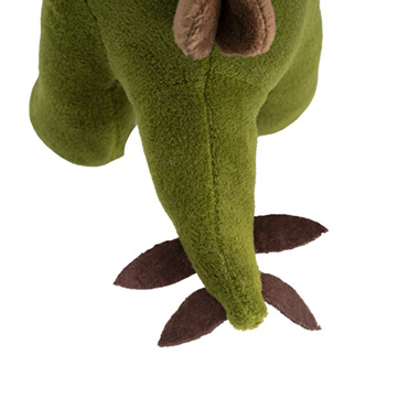 Boris Stegosaurus Dinosaur Plush Toy Olive Green (33x20cmHT)