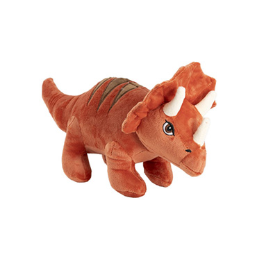 Dinosaur Toys - Tank Triceratops Dinosaur Plush Toy Orange (33x20cmHT)