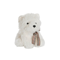 Dog Soft Toys - Paws the White Terrier Dog Plush Soft Toy White (30cmST)