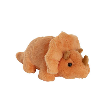 Dinosaur Toys - Triceratops Dinosaur Plush Soft Toy Orange (31x16cmHT)
