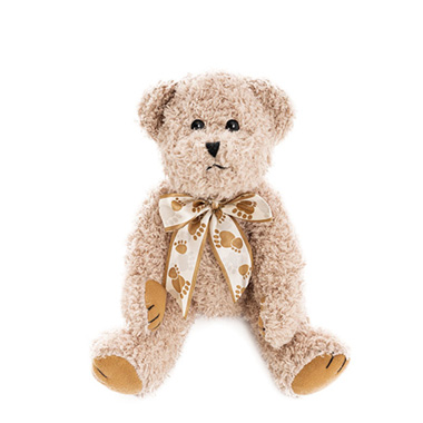 Teddy Bear William Jointed Light Brown (25cmHT)